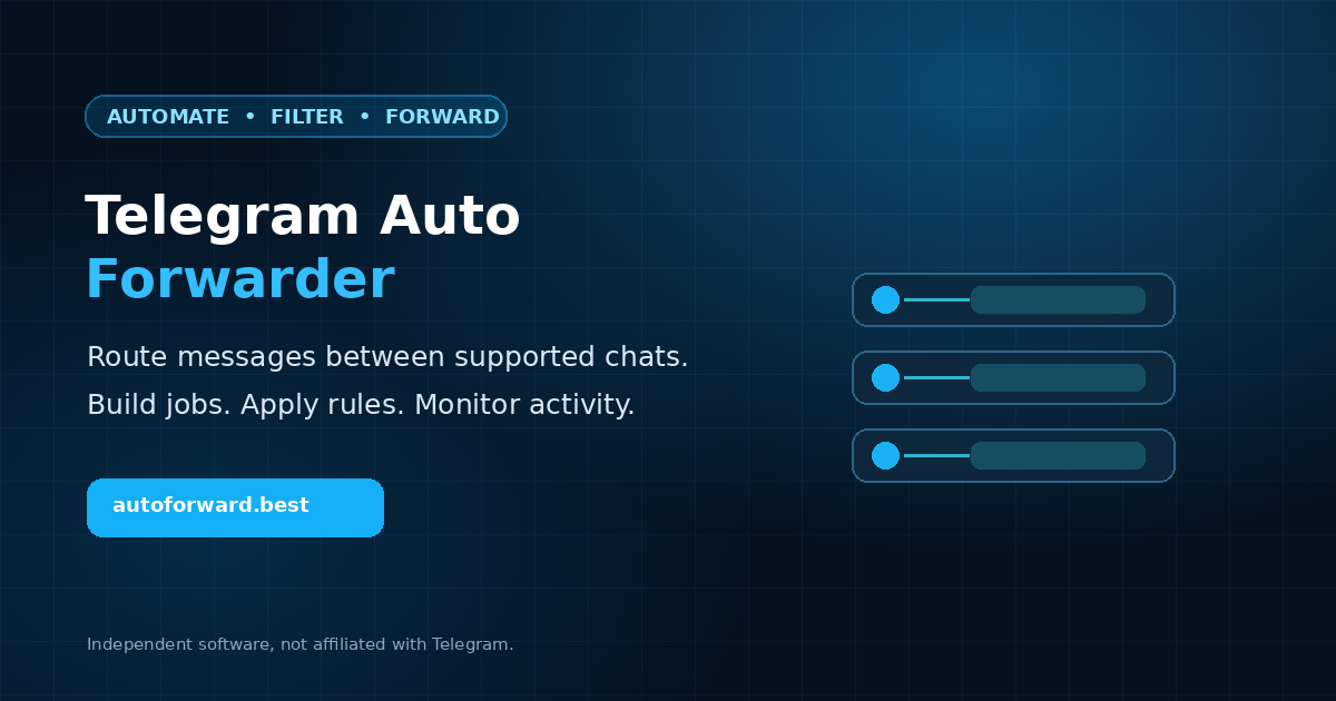 How to Auto Forward Telegram Messages | Setup Guide